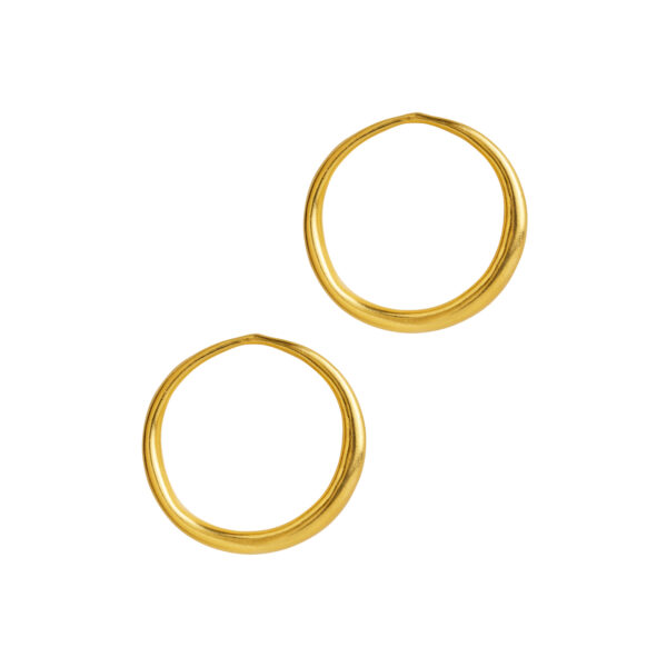 Silver Round Earrings