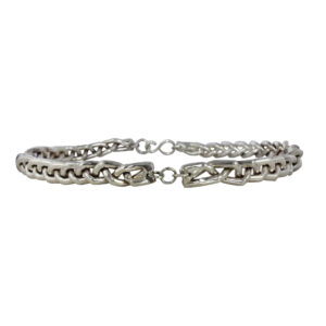 Braided Necklace with Diamonds