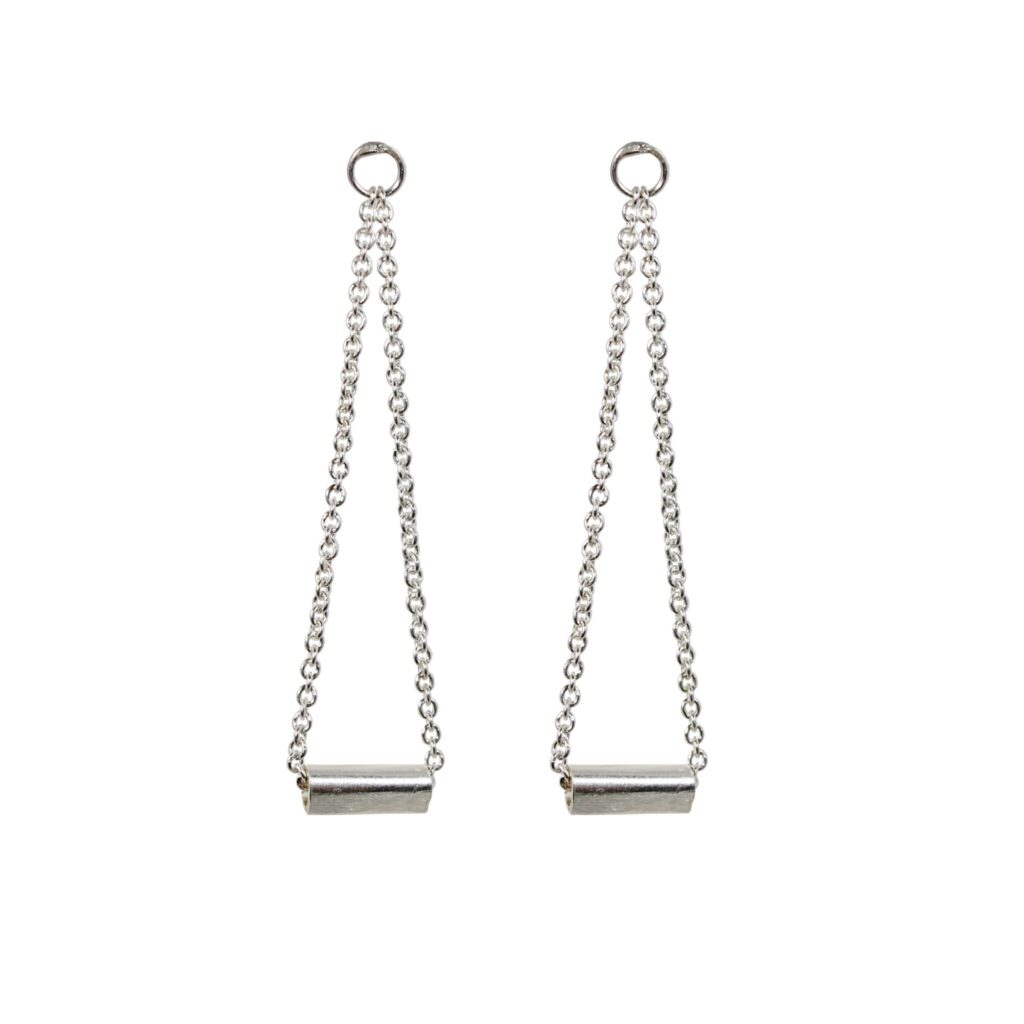 Triangle Chenier Earrings
