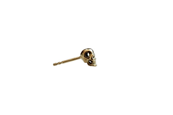 Gold Skull Stud