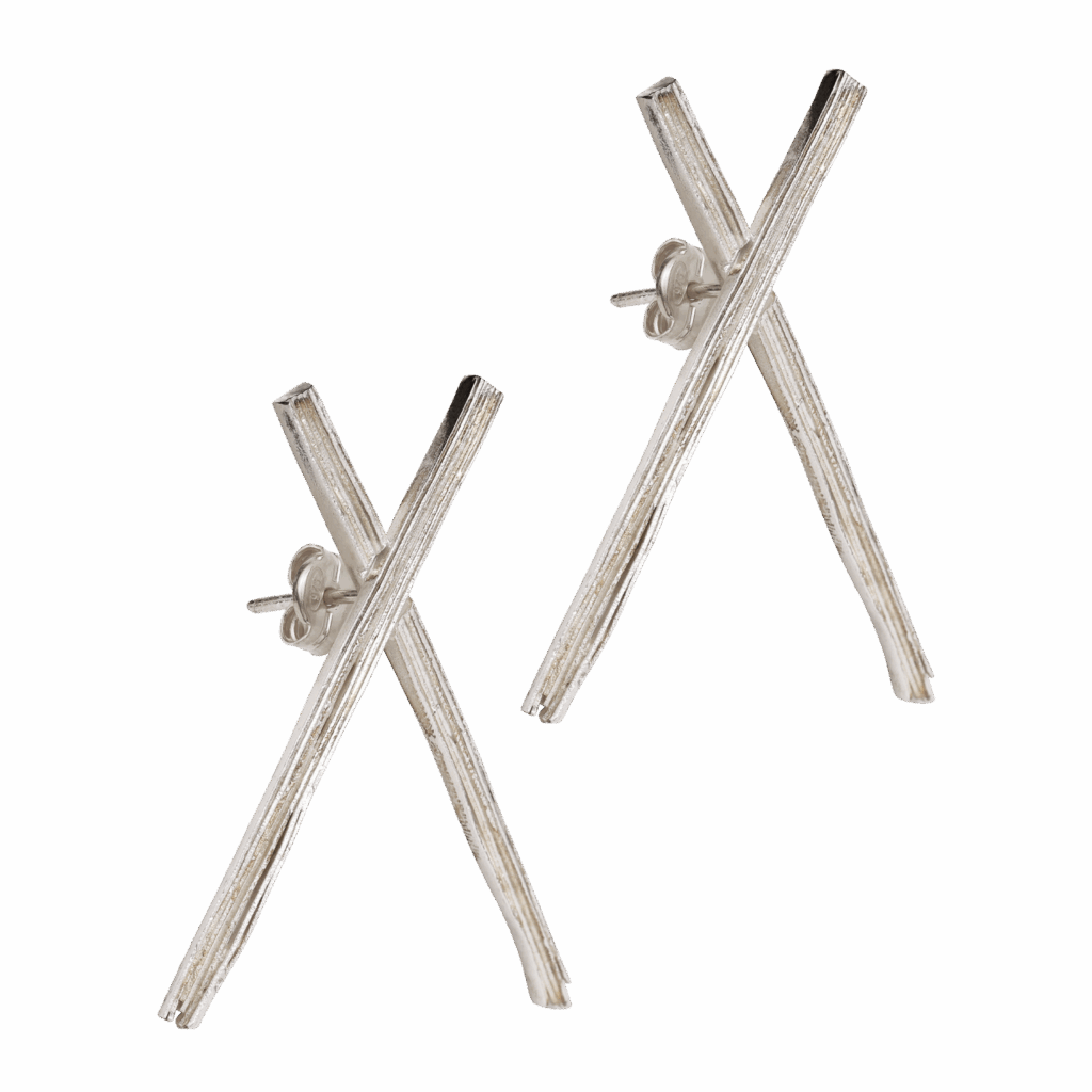 Big X Earrings